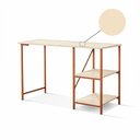 Ver imagem 2 de Escrivaninha Mesa Office Estudo Estilo Industrial 110cm Klm Móveis