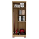 Ver imagem 3 de Armário Multiuso Versatile 2 Portas com Chave Carvalho Americano Grafite - Incorplac