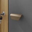 Ver imagem 5 de Armário Multiuso Versatile 2 Portas com Chave Carvalho Americano Grafite - Incorplac