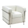 Poltrona Le Corbusier Lc1 - Estrutura Cromada e Assento em Corino Pu - 5