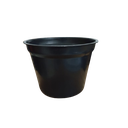 Ver imagem 4 de Kit 6 Unidades de Vasos Plásticos Grandes para Jardinagem - N° 03 - Preto Gibafer