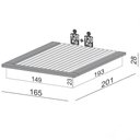 Ver imagem 4 de Cama Casal Queen em Madeira 100% Mdf Tw22 Freijó - Dalla Costa