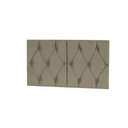 Ver imagem 1 de Cabeceira Cama Box Solteiro Helena Marfim Sued 0,90 Suspensa