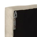 Ver imagem 4 de Cabeceira Cama Box Solteiro Helena Marfim Sued 0,90 Suspensa