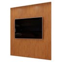 Ver imagem 7 de Painel Tv 75 223cm Suspenso Ripado Noah D04 Freijó - Mpozenato