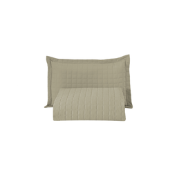 Kit Colcha Cobre Leito Matelado Solteiro 2 Peças Copacabana 300 Fios Cáqui - 9
