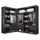 Ver imagem 1 de Closet Modulado 6 Gavetas Preto Amoudi Móveis Preto Tx