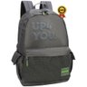 Mochila Feminina Escolar Notebook Impermeável Masculina Juvenil Reforçada Grande Faculdade - Cinza - 5