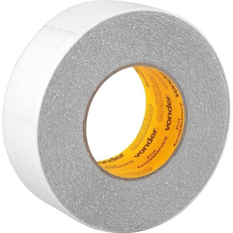 Fita Antiderrapante para Áreas Úmidas 50mm x 15m Transparente Vonder para Banheiros Cozinhas