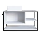 Ver imagem 2 de Gabinete para Banheiro com Cuba Inclusa 1 Porta e Nichos Branco com Preto