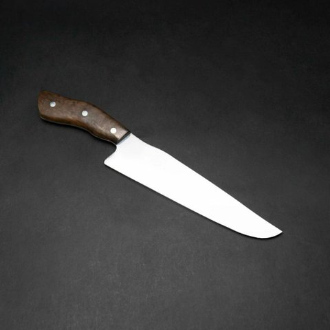 Faca Picanheira Full Tang Inox Sg 10” – Cabo de Imbuia e Lâmina 2mm 420c