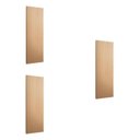 Ver imagem 4 de Kit 3 Folhas de Porta de Madeira Maciça 210x110cm Lisa