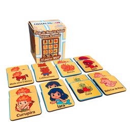 Jogo da Memória Infantil Aprendendo Folclore para Crianças 10 Pares - 4