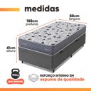 Ver imagem 3 de Cama Box Baú Solteiro Double Face AG65 Eclipse 88x188x61cm Herval - Suporta até 150kg