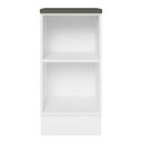 Ver imagem 2 de Balcão 100% Mdf 40 Cm 1 Porta Branco/preto