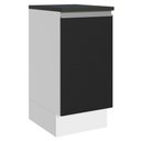Ver imagem 1 de Balcão 100% Mdf 40 Cm 1 Porta Branco/preto