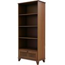 Ver imagem 2 de Estante Livreiro para Sala de Estar Home Office 1 Porta 80cm Aton S05 Ipê - Lyam Decor