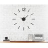 BLINK - RELÓGIO DE PAREDE MINIMALISTA PRETO - 4