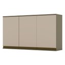 Ver imagem 1 de Armário Aéreo Évelin 3 Portas 120 Cm Duna Cristal – Henn