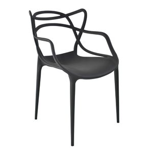 Cadeira de Jantar Allegra - Preta Preto