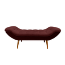Ver imagem 3 de Recamier Sofá Calçadeira 1,98 M Realeza:suede Marsala