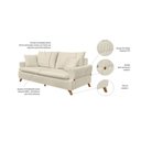 Ver imagem 4 de Sofá 3 Lugares 200cm Eras D'Monegatto