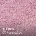 Ver imagem 4 de Tapete Redondo Infantil Rosa Bebê Antiderrapante Milano Soft:1.00m