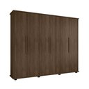 Ver imagem 1 de Guarda Roupa Casal Sirius 6 Portas 4 Gavetas MDF MDP Freijó RV Móveis
