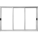 Ver imagem 1 de Vitro de Aluminio 3 Folhas Móveis sem Grade Linha Modular:1,00 X 1,50/branco