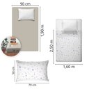 Ver imagem 4 de Jogo de Cama Solteiro 150 Fios Fiori - Eloá (7811)