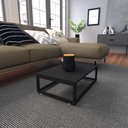 Ver imagem 1 de Mesa de Centro Sala Industrial Preta Quadrada Retangular Mesinha de Centro Sala Madeira