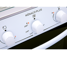 Fogão 4 bocas Atlas Mônaco Plus Branco Mesa inox e acendimento automático - 7