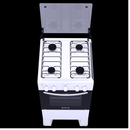 Fogão 4 bocas Atlas Mônaco Plus Branco Mesa inox e acendimento automático - 6