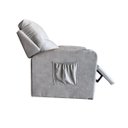Ver imagem 6 de Poltrona Papai com Porta Copo Reclinável Massageador Courino:cinza