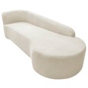 Ver imagem 5 de Kit Divã Recamier Orgânico França 250cm Lado Direito e Poltrona Amore Bouclé