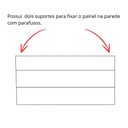 Ver imagem 3 de Painel Estofado Luxo Nuvem Alanis 160cm Queen Size para Cama Box Corino Branco - Gat Magazine