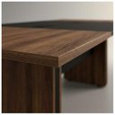 Ver imagem 2 de Mesa de Reunião Diretoria - 2,40x1,20m - Workstart - Nogal Sevilha/Preto - 22012