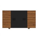 Ver imagem 4 de Mesa de Reunião Diretoria - 2,40x1,20m - Workstart - Nogal Sevilha/Preto - 22012