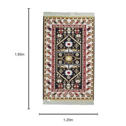 Tapete para Quarto Sala Escritório Turco Kilim Dupla Face - 120x180cm - 5
