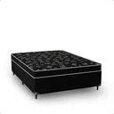 Ver imagem 6 de Cama Box Viúva Conjugado Ortopédico 128x188cm Cores Suede Preto