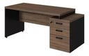 Ver imagem 4 de Mesa Presidente Reta 1,92x70m + Gaveteiro Pe 40mm + Nicho Atacadao Dos Moveis
