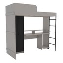 Ver imagem 4 de Cama Suspensa Multifuncional com Mesa Gamer 2 Portas Konza