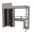 Ver imagem 6 de Cama Suspensa Multifuncional com Mesa Gamer 2 Portas Konza