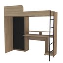 Ver imagem 7 de Cama Suspensa Multifuncional com Mesa Gamer 2 Portas Konza