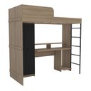 Ver imagem 2 de Cama Suspensa Multifuncional com Mesa Gamer 2 Portas Konza