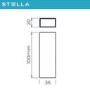 Ver imagem 4 de Arandela Wall Mini 5w 3000k 110lm 4º/70° Ip65 Branca-stella