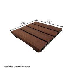Deck Modular 43x43cm Texturizado In Brasil - 2
