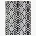 Ver imagem 2 de Tapete Sala Vegas Prime 200x300 Cm Cinza Preto Geometrico 3d