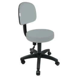 Mocho de Estetica Nice BP - Cinza claro - 1 Mocho de Estetica Nice BP - Cinza claro - 1