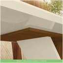 Ver imagem 6 de Conjunto Sala De Jantar Mesa 120cm 4 Cadeiras Lupita Casa 812 Nature Off White E Linho